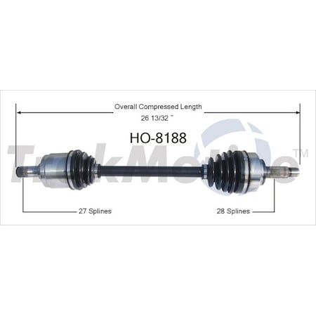 Surtrack Axle Cv Axle Shaft, Ho-8188 HO-8188